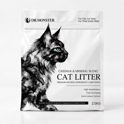 Cassava & Mineral Blend Cat Litter - Unscented