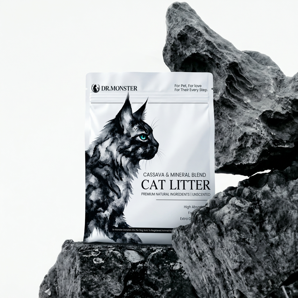 Cassava & Mineral Blend Cat Litter - Unscented