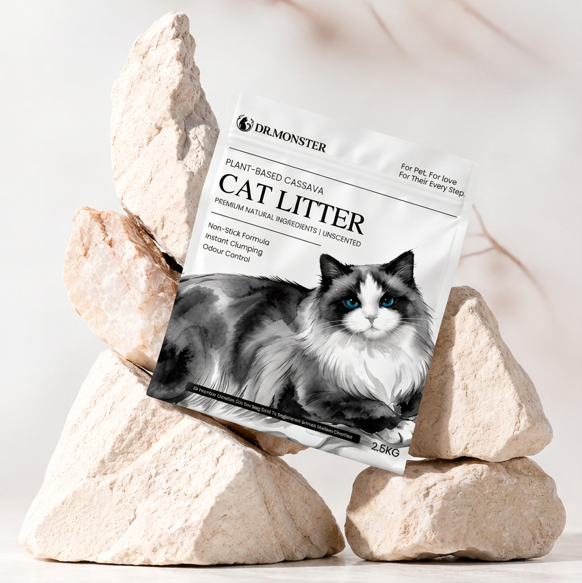 Plant-Based Cassava Cat Litter - Unscented